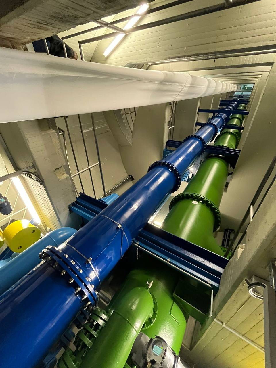 Rohre zur Wasserentnahme