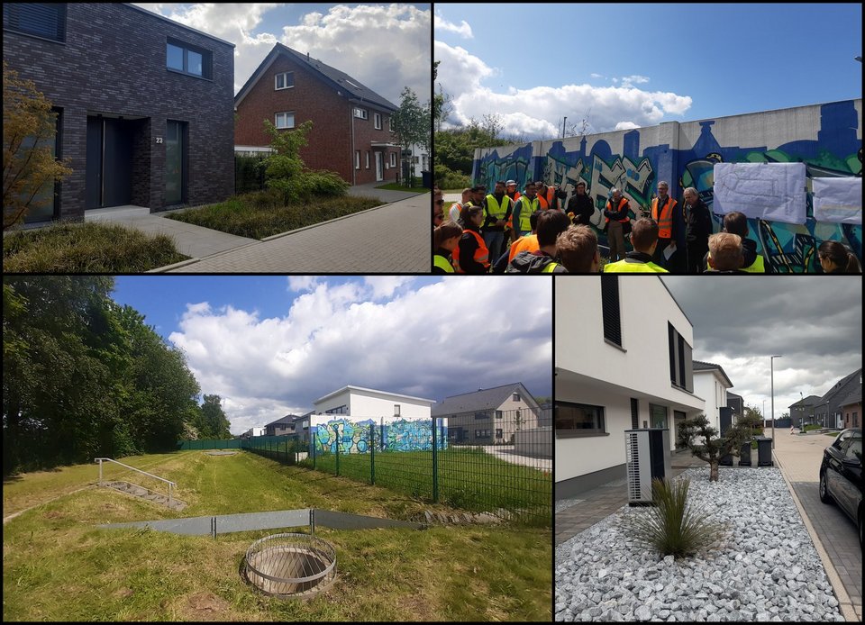 Das Regenwassermanagement stimmt schonmal - über die Vorgartengestaltung lässt sich noch reden...