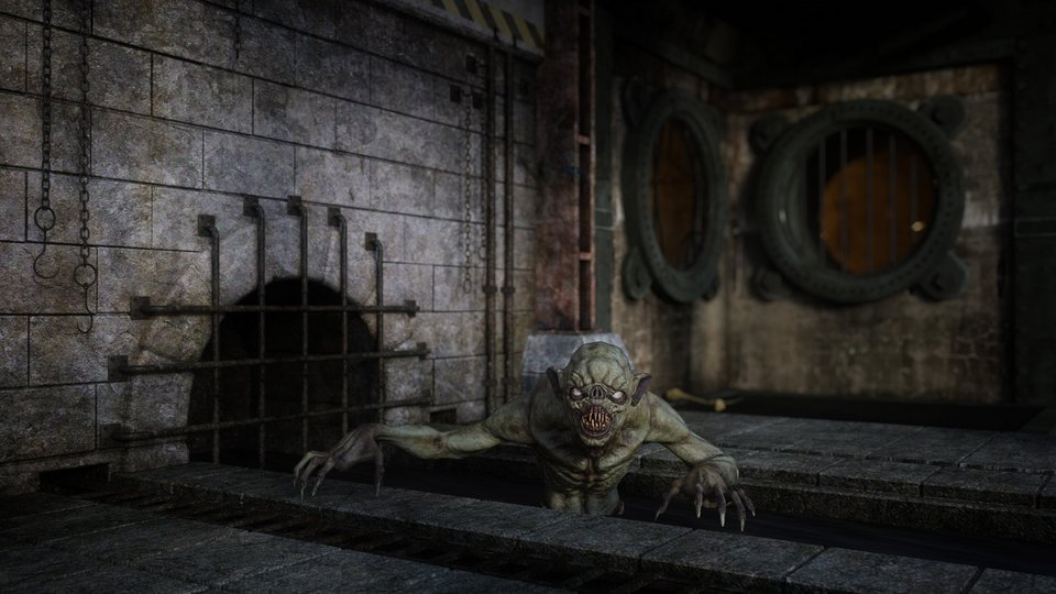 Monster in der Kanalisation