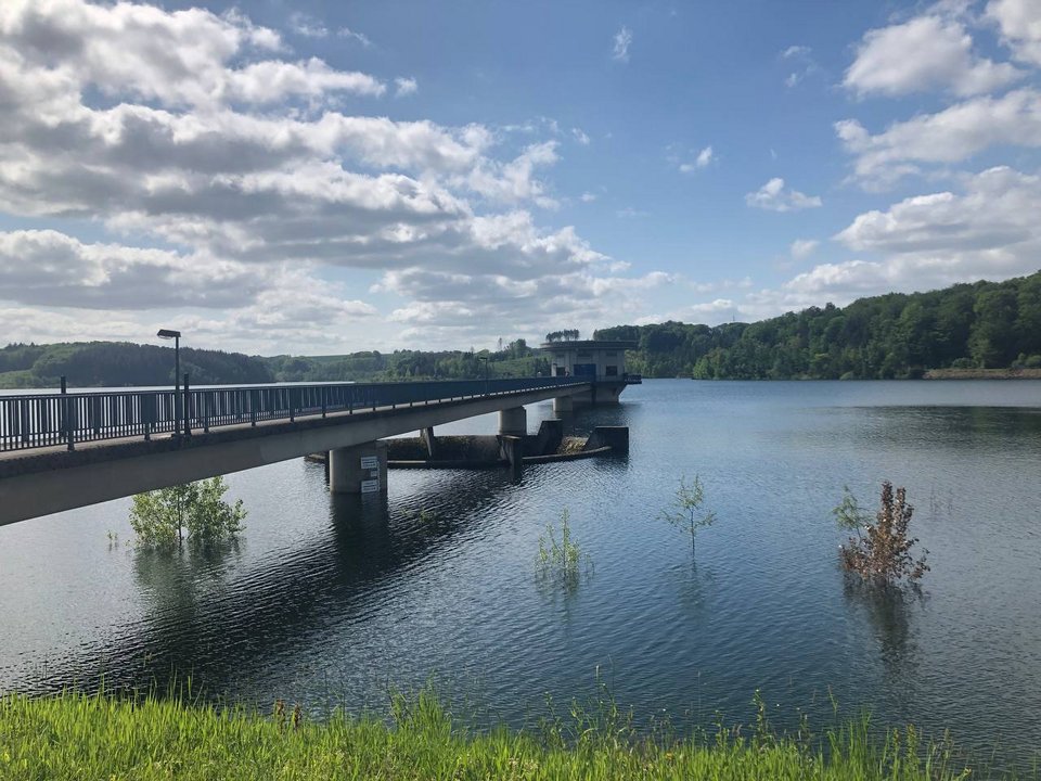 Entnahmeturm und Hochwasserüberfall