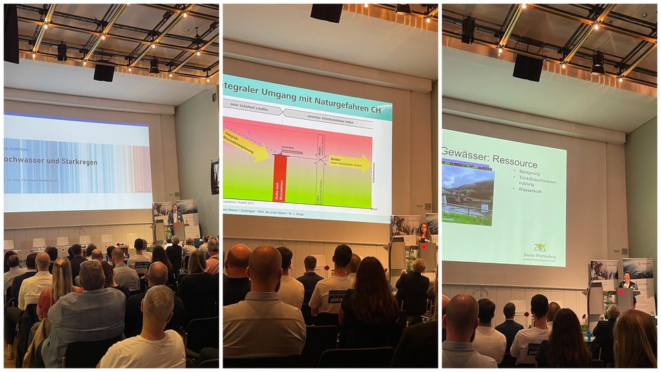 Themenblock »Die Menge«: Prof. Dr.-Ing. Christoph Mudersbach, Dr. phil. nat. Catherine Berger, Eva de Haas (v. l. n.r.)