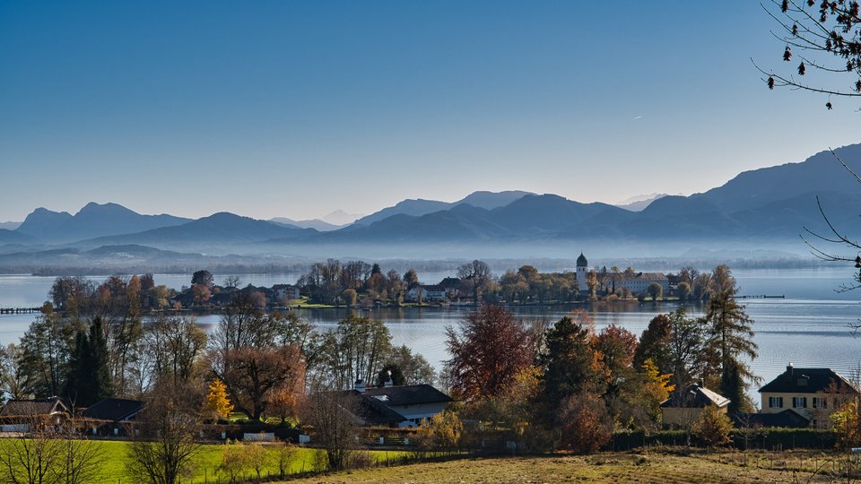 Chiemsee mit Fraueninsel