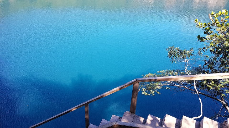 Wasser einer Cenote.