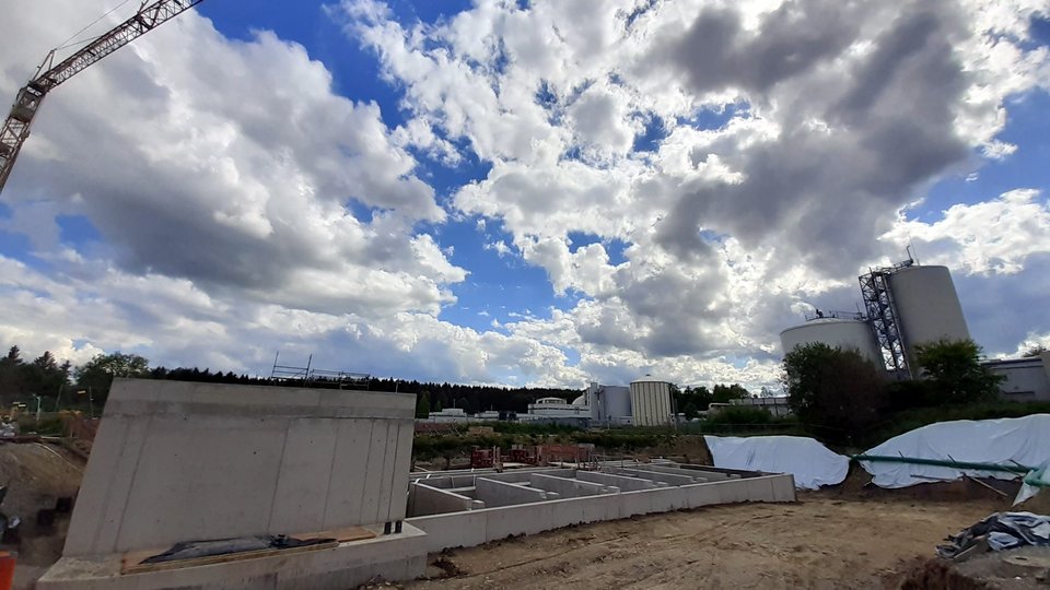 Bau der vierten Reinigungsstufe